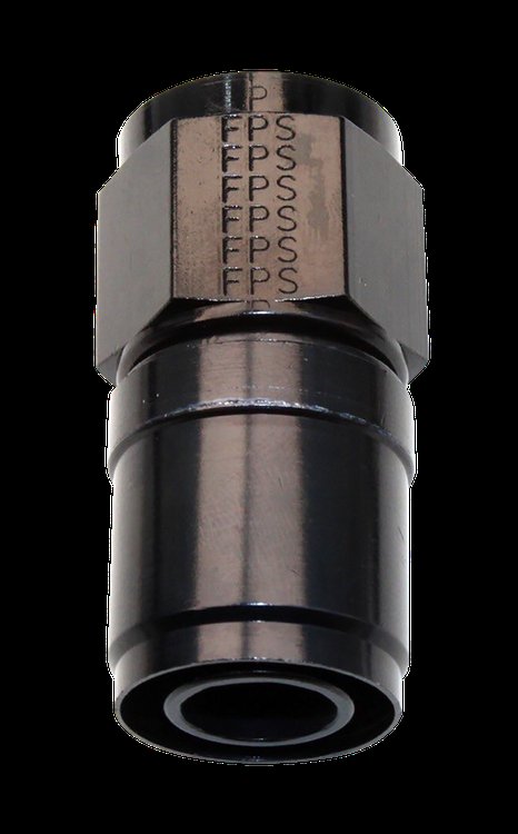 2600116 Hose End [Race-Rite, -16 AN, Straight, Black]