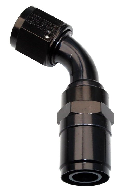2603008 Hose End [Race-Rite, -8 AN Hose to -8 AN Female Threads, 30 Degree, Black]