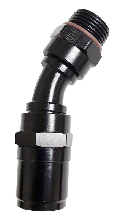 2603010-RAD Hose End [Race-Rite, -10 AN Hose to 7/8 in.-14 Male, 30 Degree, Black]