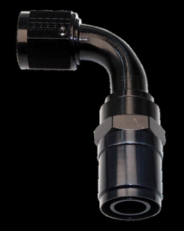 2609012 Hose [Race-Rite, -12 AN, 90 Degree, Black]