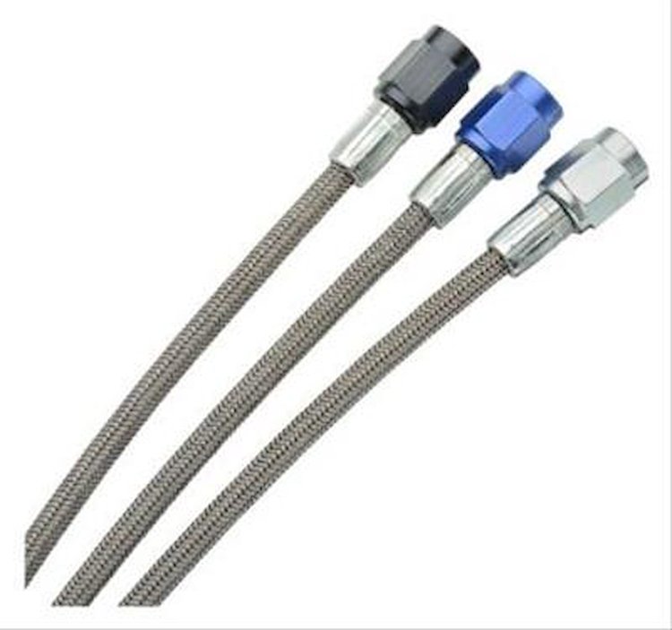 290012-BU Brake Fitting [-3 AN, Straight, 12 in.]