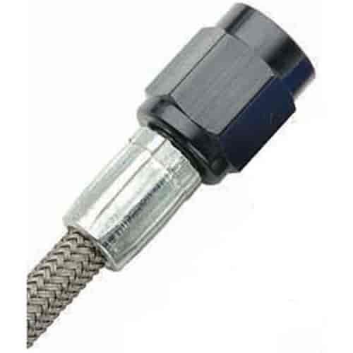 -2 Brake Line Set -3 Black Aluminum Nuts