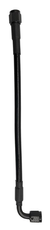 412-1-2-30BL P.T.F.E. Brake/Oil Hose Assembly [-3 AN, Straight, 30 in., Black]
