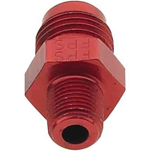 Aluminum Straight Adapter with Nitrous Screen - 816 -6 x 1/8" NPT