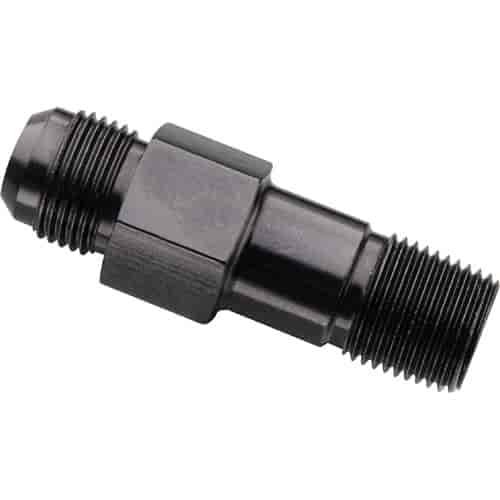 481710-BL Aluminum Oil Pressure Inlet Fitting -10AN x 1/2 NPT 3.2 in. Long