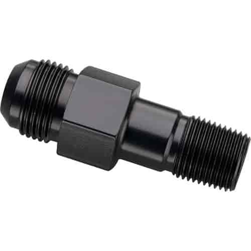 481712-BL Aluminum Oil Pressure Inlet Fitting -12AN x 1/2 NPT 3.2 in. Long