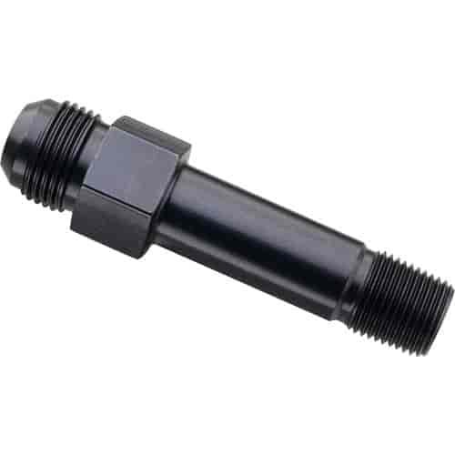 481714-BL Aluminum Oil Pressure Inlet Fitting -12AN x 1/2 NPT 4.4 in. Long