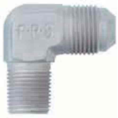 482206-CL Aluminum 90-Degree Adapter -6 x 1/4 NPT Clear