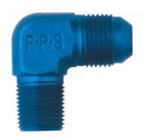 -8 AN x 3/8 in. NPT Male 90 Degree Adapter