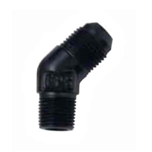 482304 Aluminum 45-Degree Adapter - 823 -4 AN x 1/8 in. NPT [Blue]