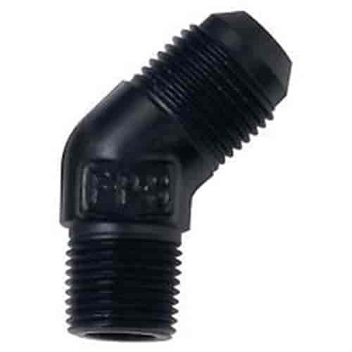 -8 X 3/8 MPT 45 ADAPTER BLACK
