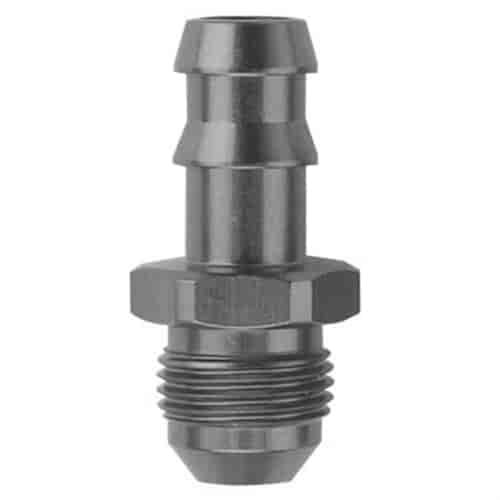 484110-BL 484110BL Black Hose Barb to AN Adapter - 841 [-10 AN Male x 5/8 in. Hose]