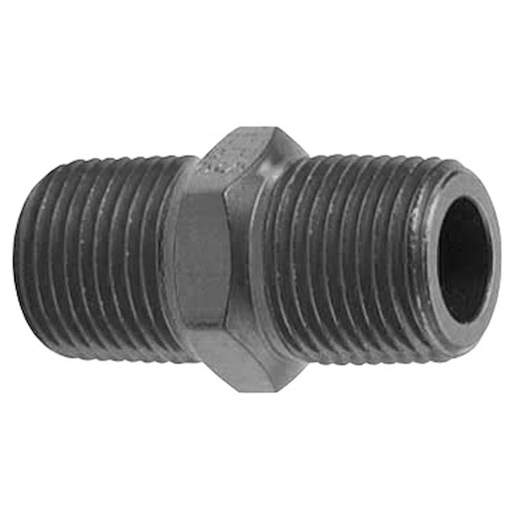 491101-BL 491101BL 1/8 in. NPT Male Pipe Nipple - 911 [Black]