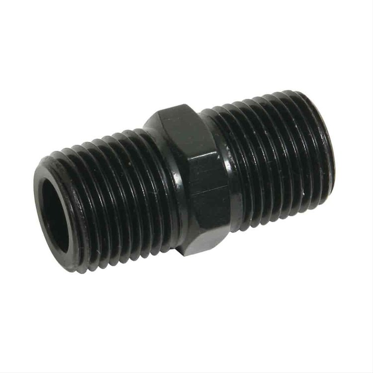 1/2 in. NPT Male Pipe Nipple [Black]