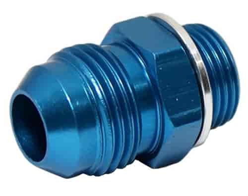 491967 Adapter Fitting [-8 AN Male Threads to 5/8 in.-20 Male Threads, Blue]