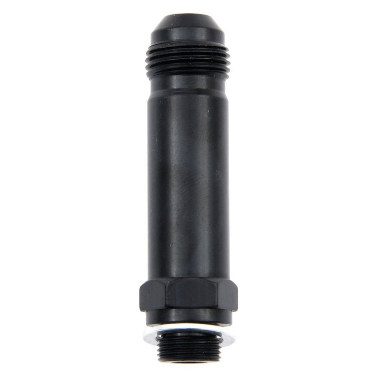 491975-BL 491975BL Carburetor Adapter Fitting -6AN Male x 7/8 in.-20 Male [Black]