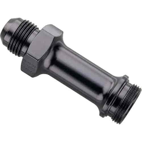 491976-BL Carburetor Adapter Fitting -8 AN x 7/8-20 Male [Black]
