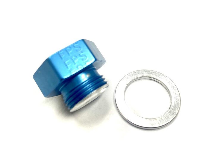491981 Plug Fitting [9/16 in.-24, Blue]
