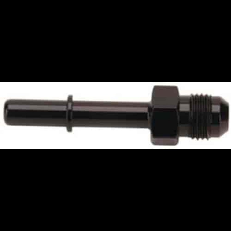 491985-BL Fuel Injection Adapter Fitting -6 AN x .550 in. Shank, Foxbody Ford