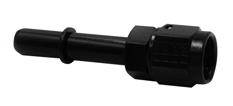 -6 AN Female to 3/8 Male Efi Adapter [Black]