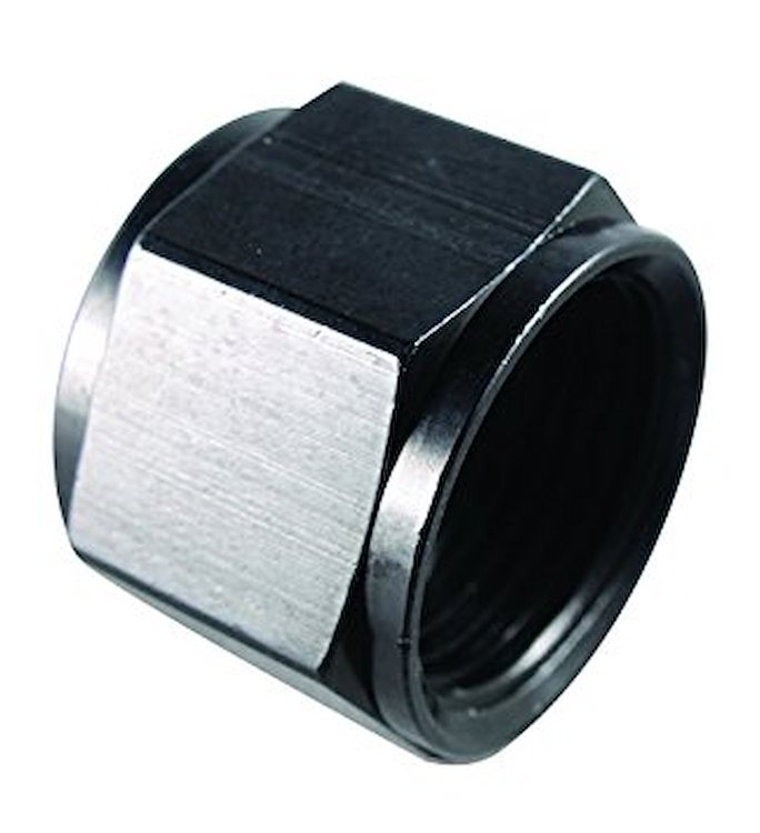 492916-BL 492916BL Aluminum Flare Cap - 929 -16AN [Black]