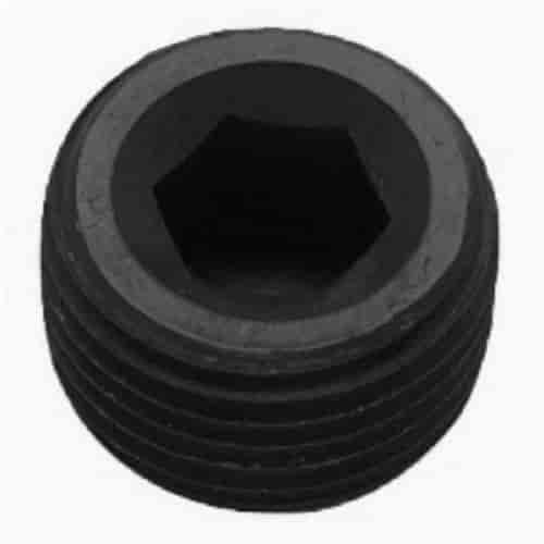 1/8 Male Hex Pipe Plug [Black]