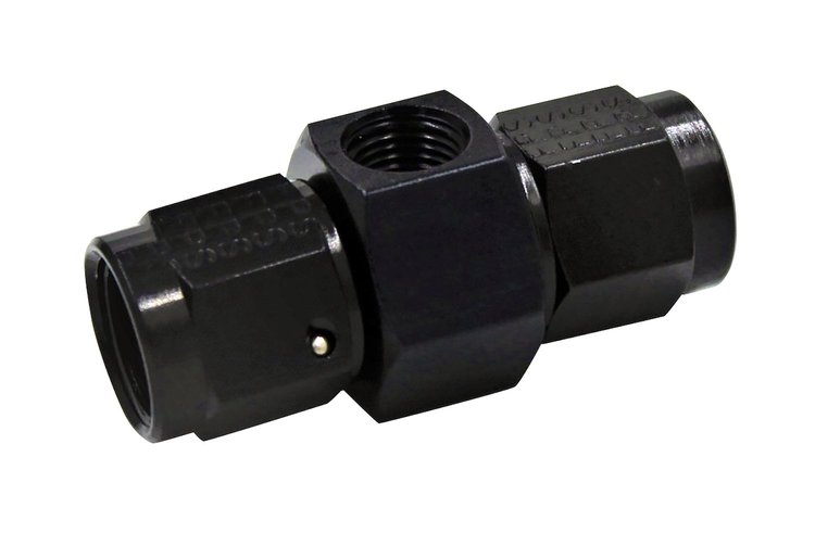-6 AN Female Gauge Adapter [Black]