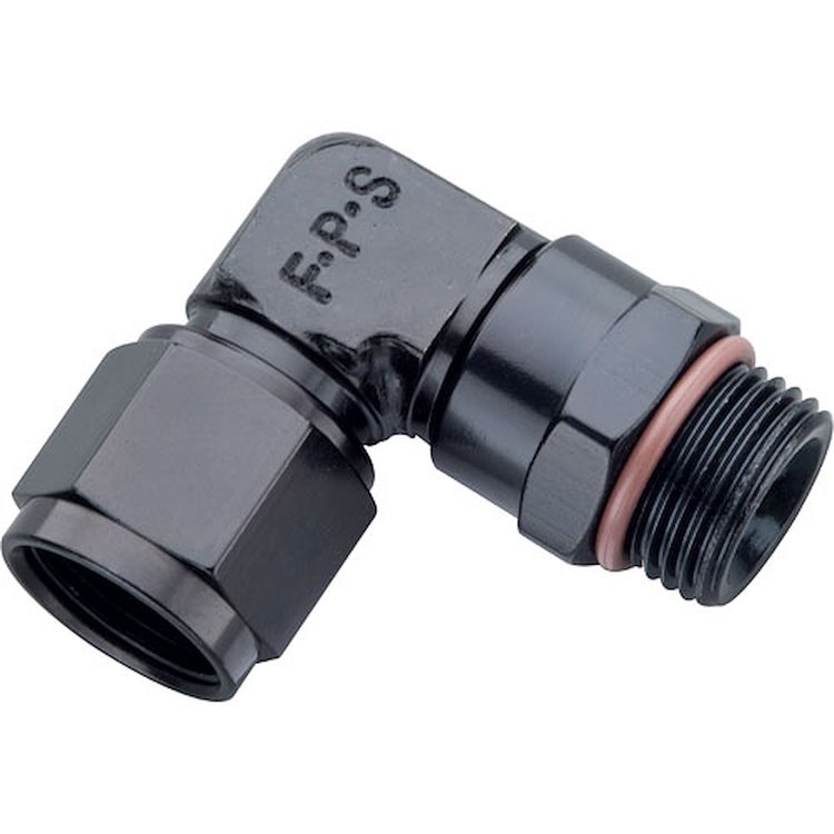 499008-BL 499008BL AN 90-Degree Female Swivel to AN Straight Thread Fitting -8 x 3/4 in.-16 (-8 AN)