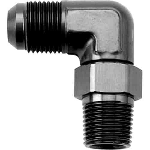 499113-BL AN 90-Degree Swivel to Male Pipe Fitting - 991 -12 x 1/2 NPT