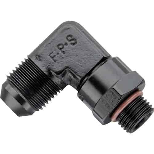 499207-BL AN 90-Degree Swivel to AN Straight Thread Fitting - 992 -8 x 9/16 in.- 18 (6)