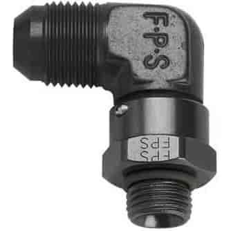 499268-BL AN 90 Degree Swivel to AN Straight Thread Fitting - 992 -6 AN x 3/4 in.-16 (8)