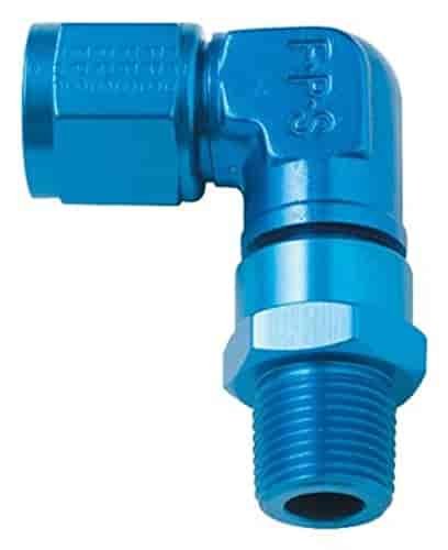 -4 FEMALE SWIVEL TO 1/4 MPT - 90