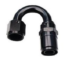 5118010 Hose End [Real Street, -10 AN Hose to -10 AN Female Threads, 180 Degree, Black]
