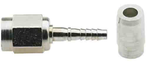 -4 STRAIGHT CRIMP FITTING W/ PIN / COLLAR-20PCS