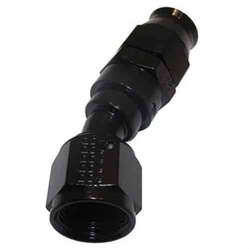 683012-BL Real-Street Hose End 30 Degree -12 AN [Black]