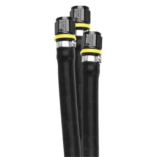 872006 Fuel Hose [Series 8600-8700 Push-Lok, -6 AN, Black, 20.00 ft.]