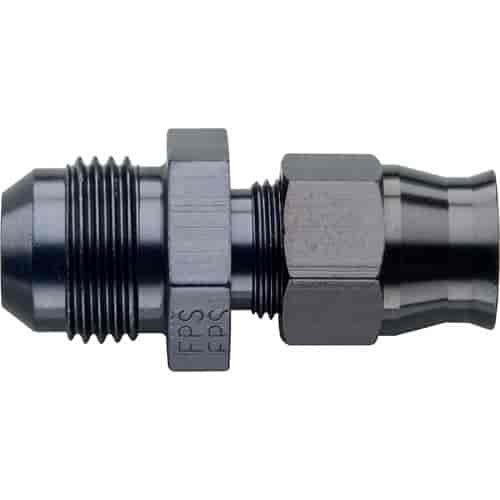 892007-BL Adapter Fitting [-8 AN Male to 3/8 in. Compression, Straight, Black]