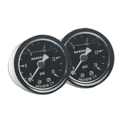 FUEL PRESSURE GAUGE 0-30 PSI DRY