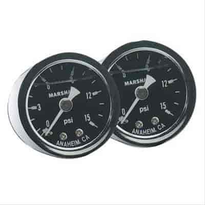FUEL PRESSURE GAUGE 0-60 PSI DRY