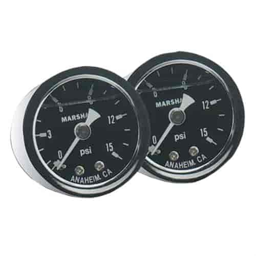 FUEL PRESSURE GAUGE 0-100 PSI DRY