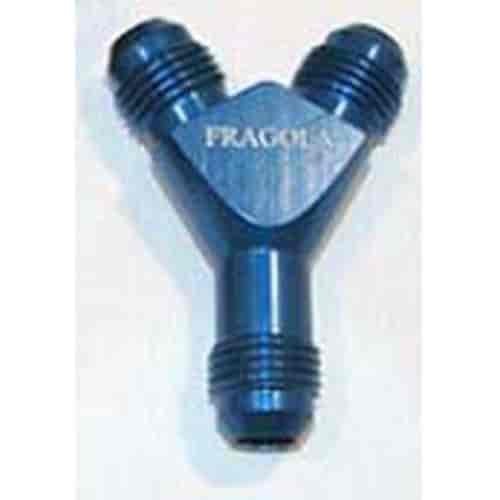900611 Billet Flare to Flare Y-Fitting 10AN Male Inlet x 8AN Male Outlets