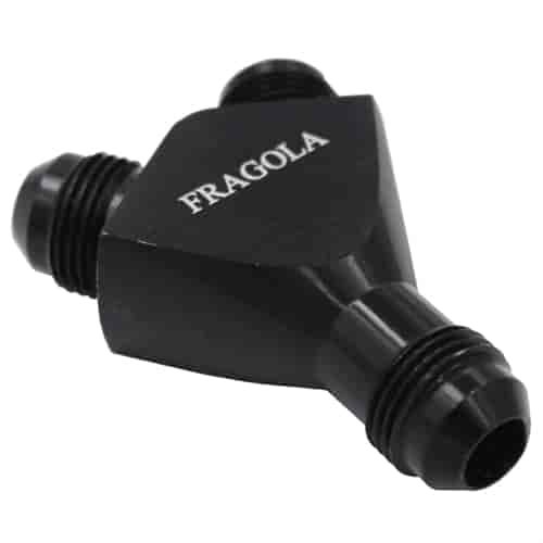 900617-BL AN Fitting [-16 AN Male to -12 AN Male to -12 AN Male, Black]