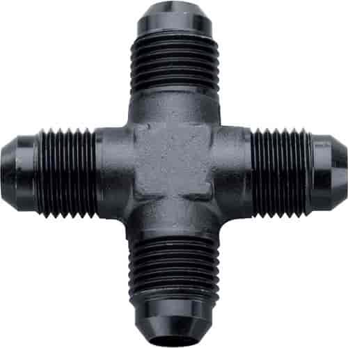 -6 AN x 9/16-18 Male Cross Adapter [Black]