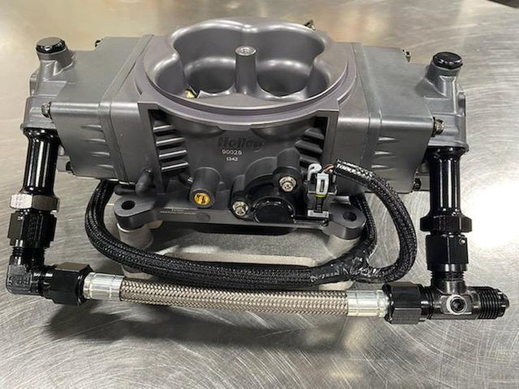 920030-BL Carburetor Fitting [Holley EFI, -6 AN]