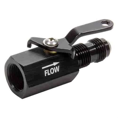 961008-BL On/Off Fuel Shut-Off Valve 3/8 NPT Female Inlex x -8AN Male Outlet