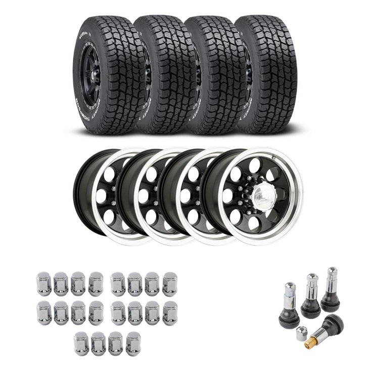 Wheel and Tire Kit for 1987-2006 Jeep Wrangler/1984-2001 Jeep Cherokee