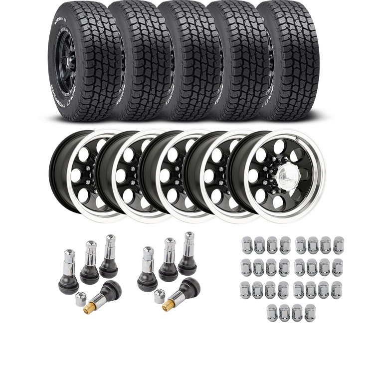 Wheel and Tire Kit for 1987-2006 Jeep Wrangler/1984-2001 Jeep Cherokee