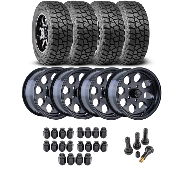 Wheel and Tire Kit for 1987-2006 Jeep Wrangler/1984-2001 Jeep Cherokee