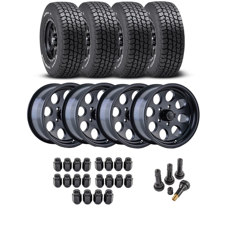 Wheel and Tire Kit for 1987-2006 Jeep Wrangler/1984-2001 Jeep Cherokee