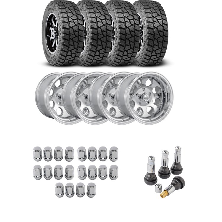 Wheel and Tire Kit for 1987-2006 Jeep Wrangler/1984-2001 Jeep Cherokee